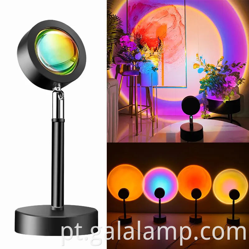 Lâmpada de projetor do pôr do sol USB - LED LIGHT Night Light for Home